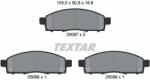 TEXTAR set placute frana, frana disc TEXTAR 2508701 - piesa-auto
