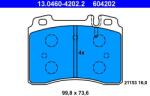 ATE set placute frana, frana disc ATE 13.0460-4202.2 - piesa-auto