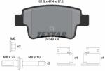 TEXTAR set placute frana, frana disc TEXTAR 2434903 - piesa-auto