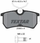 TEXTAR set placute frana, frana disc TEXTAR 2335301 - piesa-auto