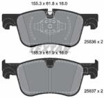 TEXTAR set placute frana, frana disc TEXTAR 2583605 - piesa-auto