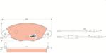 TRW set placute frana, frana disc TRW GDB1449 - piesa-auto