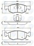 COMLINE set placute frana, frana disc COMLINE CBP01221 - piesa-auto