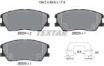 TEXTAR set placute frana, frana disc TEXTAR 2622401 - piesa-auto