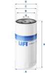 UFI Filtru ulei UFI 23.572. 00 (23.572.00) - automobilus