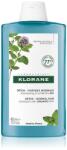 Klorane Organic Mint șampon detoxifiant pentru curățare pentru par normal 400 ml