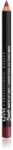 NYX Professional Makeup Suede Matte Lip Liner dermatograf mat de buze culoare 27 Copenhagen 1 g