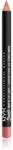NYX Professional Makeup Suede Matte Lip Liner dermatograf mat de buze culoare 09 Tea & Cookies 1 g