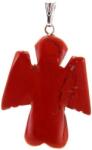  Piros jáspis angyal medál (3)