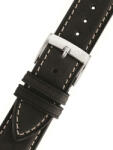 Morellato Curea neagră din piele Morellato El Greco M 5439B71.019 18 mm