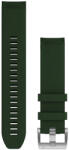 Garmin Curea Garmin MARQ, silicon, verde, cataramă argintie