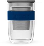 BODDELS SEEV Üveg Teásbögre 380ml sötétkék (B60-8000-005)