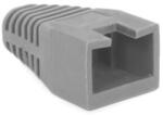 Rülstein 05287SZ RJ45 8P8C moduláris dugókhoz szürke 100db "sima" törésgátló (05287SZ)