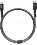 NEXTONE USBCX2-BRD-SG 1, 2m Type-C fonott asztroszürke adat- és töltőkábel (USBCX2-BRD-SG) (USBCX2-BRD-SG)