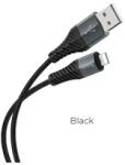 hoco. X38 1m USB/Lightning fekete adat- és töltőkábel (X38)
