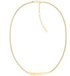 Calvin Klein Colier delicat din oțel placat cu aur pentru femei Elongated Drops 35000339