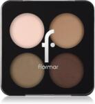 Flormar Color Eyeshadow Palette szemhéjfesték paletta árnyalat 004 Swiss Chocolate 6 g
