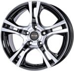 PLATIN p53 negru polish CB63.4 4/100 R15x6 ET38