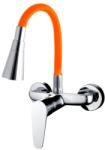Cascada Месингов стенен смесител Cascadа Flexible Orange с гъвкаво тяло (3529183)