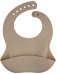 Canpol babies Canpol babies, Dots, baveta din silicon cu buzunar, bej Bavata