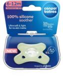 Canpol babies Canpol babies, suzeta din silicon, simetrica, verde, 6-12m