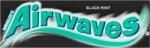 Airwaves Black Mint mentol- és ánizsízű cukormentes rágógumi édesítőszerrel 14 g