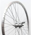 SNM SNM-Favorit 26-os (559 mm) hátsó kerék, csavaros tengellyel, kontrafékes, ezüst színű