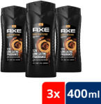 AXE tusfürdő Dark Temptation (3x400 ml) + AJÁNDÉK Axe fémdoboz