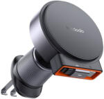 Mcdodo Vezeték nélküli autós töltő visszahúzható USB-C kábellelMcdodo CH-3000, 15W (fekete) (CH-3000) - mione