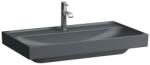 Laufen MEDA, Mosdó, 80 cm, túlfolyónyílás nélkül, egy csaplyukkal, Matt Grafit H8101177581111 (H8101177581111)