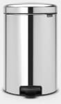 Brabantia 113987 NewIcon pedálos szemetes 20 l Brilliant Steel