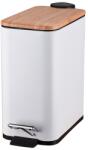 BISK 08424 Rado pedálos szemetes 5 l, fehér
