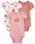 Carter´s CARTER'S Body rövid ujjú Pink Cherry lány 3db 12m/méret 80