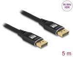 Delock Cablu Displayport 8K60Hz/4K240Hz T-T 5m Negru, Delock 80623 (80623)