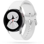 Samsung Galaxy Watch FE okosóra szíj - fehér szilikon szíj - graffistore