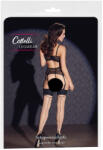 Cottelli Collection Legwear - hátul csíkos, masnis harisnya (testszínű) (25403715611)
