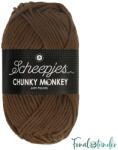 Scheepjes Chunky Monkey 1054 Tawny - sötétbarna akril fonal