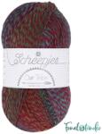 Scheepjes Unity 981 Femke - vörös-lila-zöld gyapjú fonal