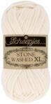 Scheepjes Stone Washed XL 841 Moon Stone - fehér pamut keverék fonal