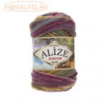 alize BURCUM BATIK -Zöld, kék, mályva, drapp melír - 4341
