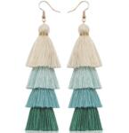 HARAHU QU-32607 Fülbevaló - Türkiz KP32607