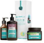 ARGANICARE Set Trio pentru Hidratare Intensa si Hranirea Parului cu Ulei de Argan 400ml + 500ml + 100ml