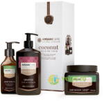 ARGANICARE Set Trio pentru Hranirea Intensa a Parului cu Ulei de Cocos 400ml+500ml+100ml