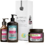 ARGANICARE Set Trio pentru Revitalizarea si Restructurarea Parului cu Colagen 400ml + 500ml + 100ml