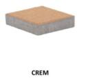 Elpreco Pavaj Relief Crem 20x20x6 cm (ELP-C10126056208)