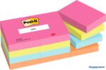 3M Öntapadó jegyzettömb, 38x51 mm, 12x100 lap, 3M POSTIT "Poptimistic", vegyes színek (LP653POP) - kecskemetirodaszer