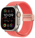  DUX DUCIS Mixture Pro - nyújtható fonott szíj Apple Watch 42/ 44/ 45/ 49mm-es karóra, guava színben