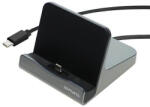 4smarts VoltDock USB-C kábellel 60W Gunmetal tablet dokkolóállomás