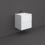Rak Mobilier suspendat incastrabil pentru lavoar, Joy-Base, 60 cm alb, Rak (JOYWH060PWH)