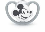 Nuk Силиконова залъгалка NUK - Space Mickey, 0-6 месеца, Сива + кутийка (10730716-Сив)